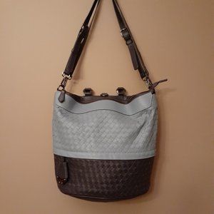 NWOT STUNNING 3 WAY BAG BRHAS PATI CONVERTIBLE BACKPACK to CROSSBODY tote lg